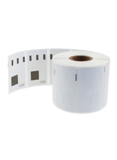 SKY 1500 labels per roll A11351 Polypropylene White Blank Jewelry Price Tag Stickers    54mm x 11mm for Dymo LW Printers  - Image 2