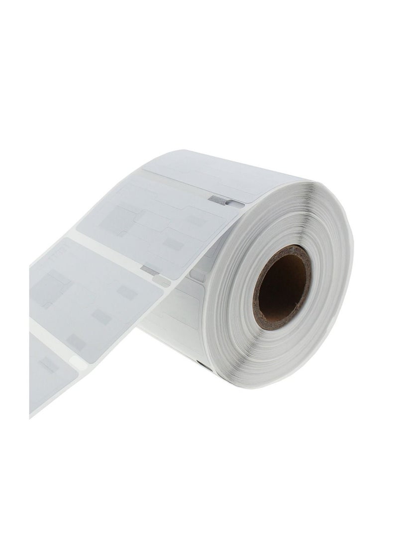 SKY 1500 labels per roll A11351 Polypropylene White Blank Jewelry Price Tag Stickers    54mm x 11mm for Dymo LW Printers  - Image 1