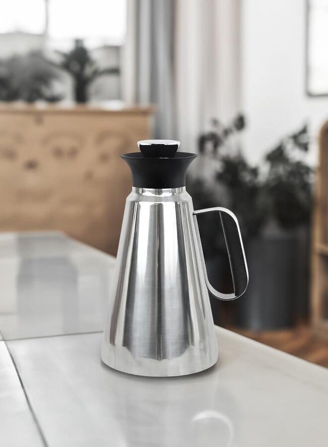 ENTRY HOME ENTRY HOME Premium Stainless Steel Thermal Coffee & Tea Flask – Double-Wall Insulation for Heat & Cold Retention – Elegant & Modern Design – Leak-Proof Lid – Large Capacity for Daily Use & Travel – Rust-Resistant & Easy to Clean - Image 3