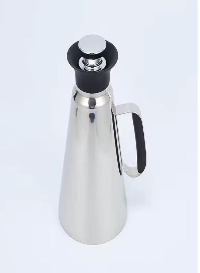 ENTRY HOME ENTRY HOME Premium Stainless Steel Thermal Coffee & Tea Flask – Double-Wall Insulation for Heat & Cold Retention – Elegant & Modern Design – Leak-Proof Lid – Large Capacity for Daily Use & Travel – Rust-Resistant & Easy to Clean - Image 4