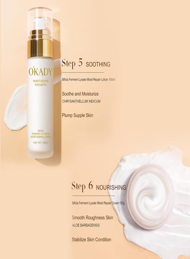 OKADY مجموعة العناية بالبشرة O'KADY بيفيدا فيرمنت ليسات للإصلاح المرطب مع مكونات تخمر بيفيدوبكتيريوم لترطيب وتغذية البشرة وجعلها ناعمة وسلسة للنساء - Image 5