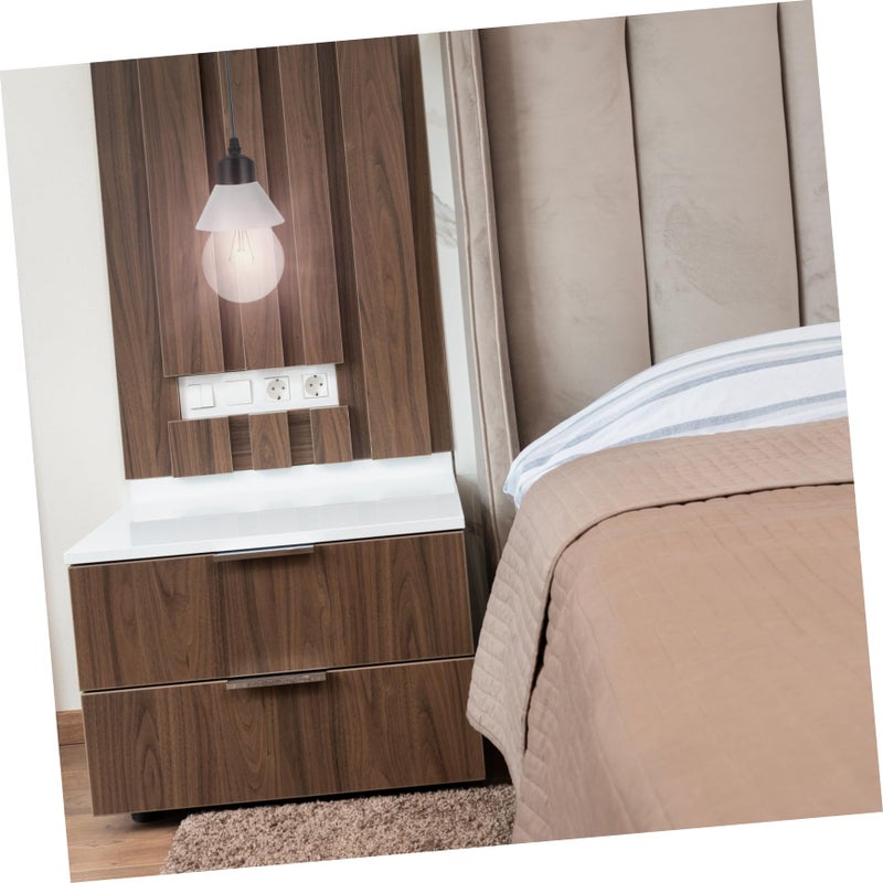 White Plastic Ceiling Light Cover Replacement Lamp Shade Industrial Size 11 50X11 50X7 00CM - Image 5