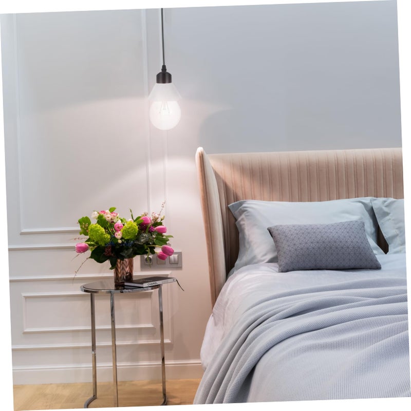 White Plastic Ceiling Light Cover Replacement Lamp Shade Industrial Size 11 50X11 50X7 00CM - Image 4