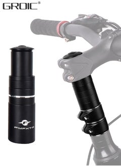 GROIC Bike Stem Riser 28.6mm Bicycle Fork Stem Extender Aluminium Alloy Adjustable Handlebar Riser Adapter for Mountain Bike, Road Bike, MTB, BMX, Fixie Aluminium Alloy Adjustable Bike Stem Riser  - Image 1