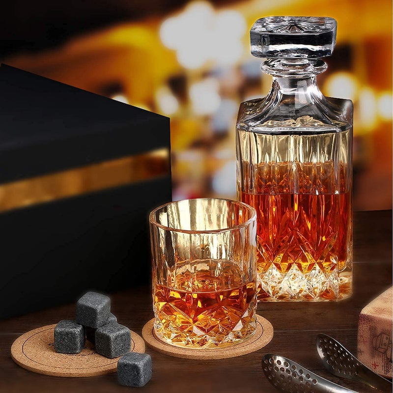 M T BROTHERS M T BROTHERS - Whiskey Decanter for Scotch, Liquor, Vodka, Wine or Bourbon - Irish Cut - (1000 ML Decanter)  - Image 2