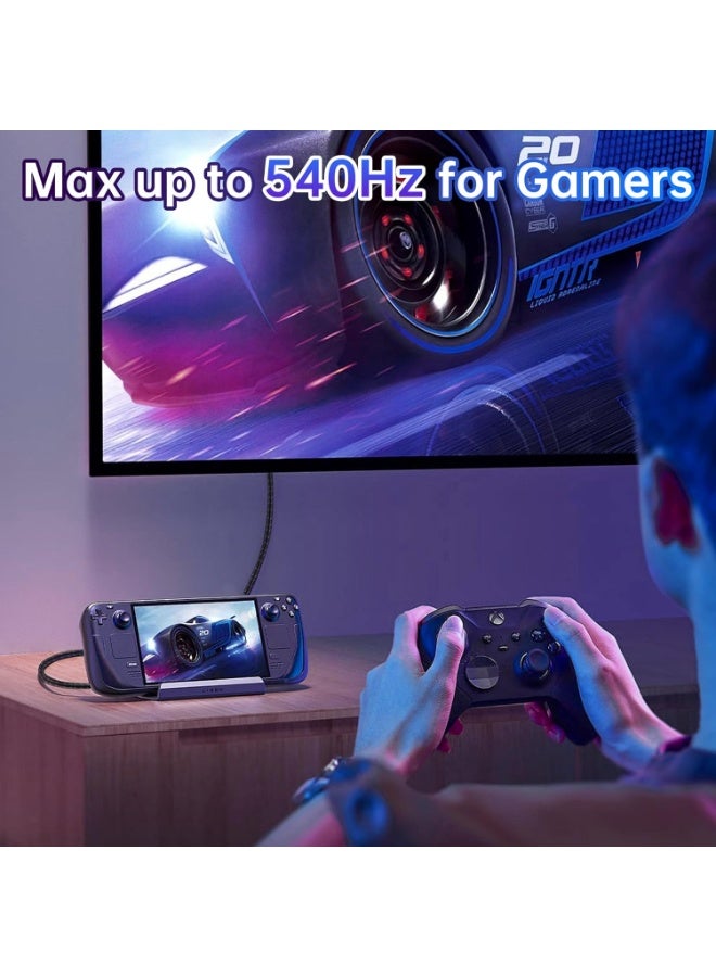 igeekwell high speed usb c cable Compatible with Thunderbolt 5,Thunderbolt 4/3,80 Gbps Data Transfer,USB 5 Cable, Supports 16K/Dual8K usbc video cable, 240W/100W Charging usb-c usb-c monitor cable，1.5M,1PACK - Image 3