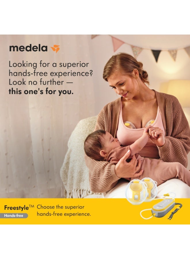 Medela Portable Freestyle Hands-Free Wearable And Double Electric Breast Pump With App connectivity - Image 2