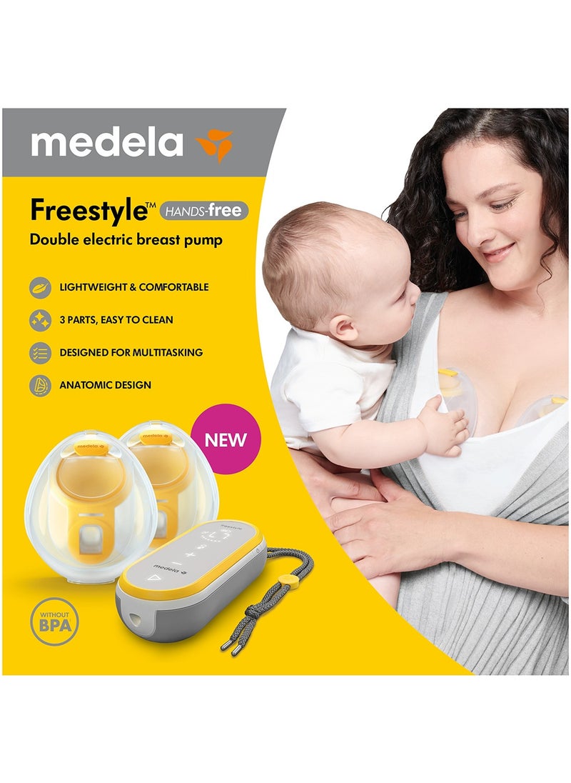 Medela - Portable Freestyle Hands-Free Wearable And Double Electric Breast Pump With App connectivity - Image 1