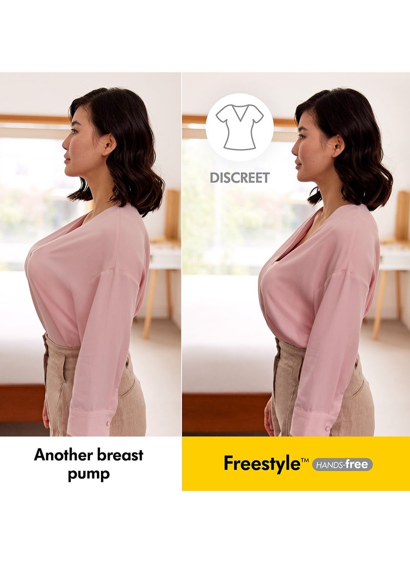 Medela - Portable Freestyle Hands-Free Wearable And Double Electric Breast Pump With App connectivity - Image 1
