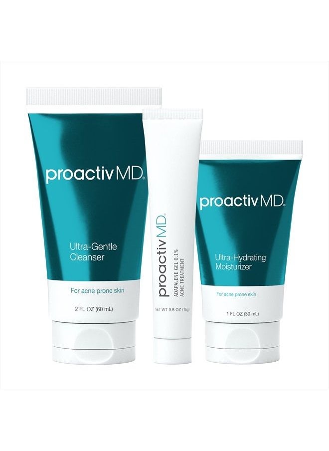 Proactiv - MD Adapalene Gel Acne Kit - with Adapalene Gel Acne Treatment, Green Tea Face Cleanser, and Moisturizer with Hyaluronic Acid- 30 Day Kit - Image 1