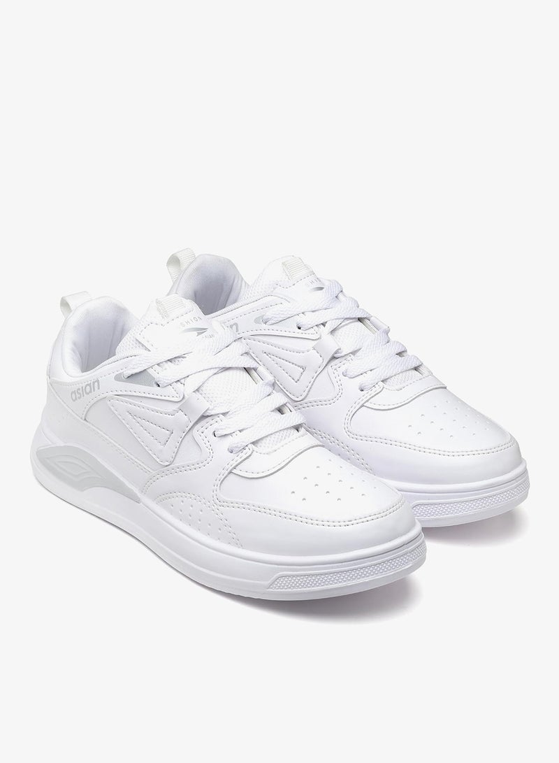 أسيان أحذية رياضية كاجوال بيضاء للرجال والأولاد - Image 5