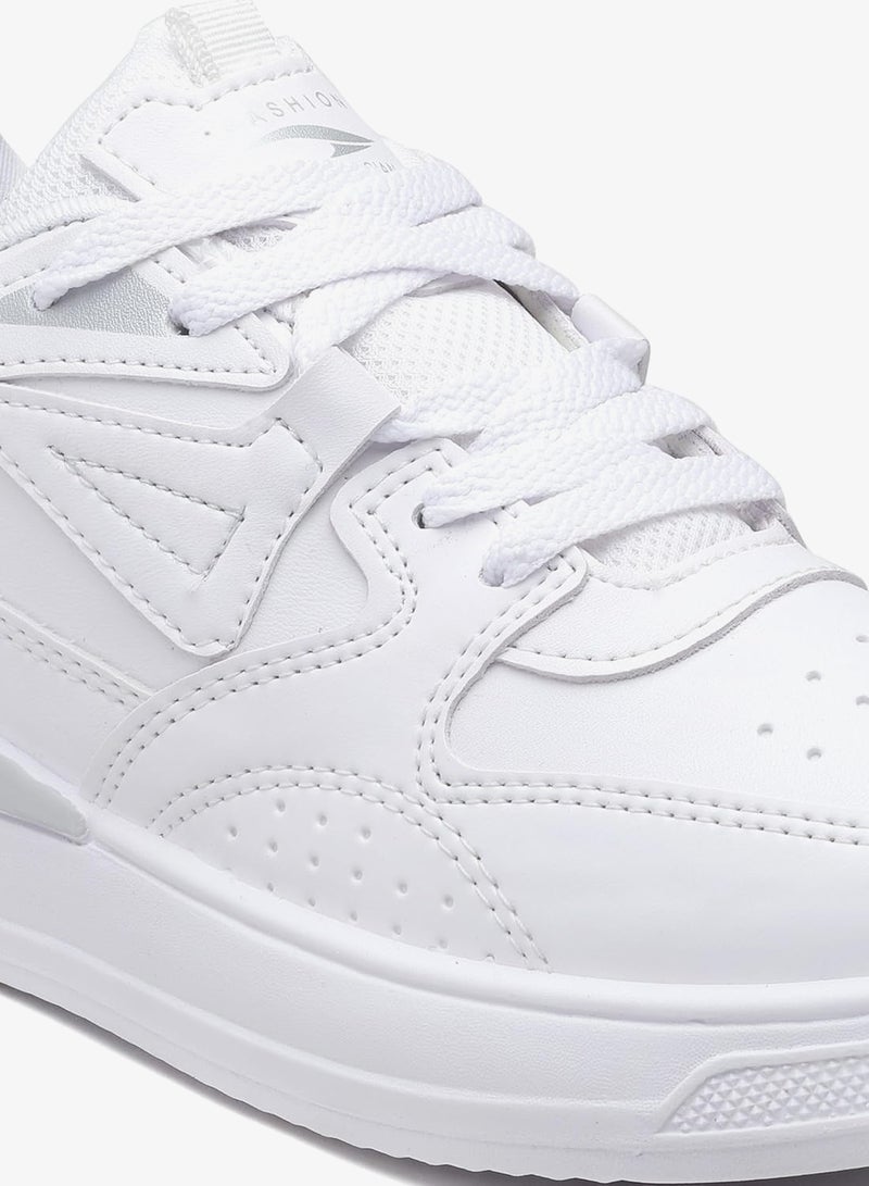 أسيان أحذية رياضية كاجوال بيضاء للرجال والأولاد - Image 3