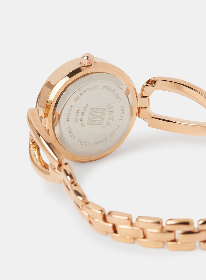 Maxel Women's Trendy Analog Wrist Watches MX43 - 28mm - Image 4