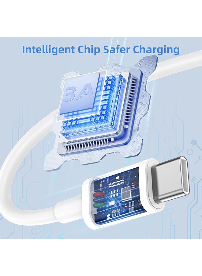 اتش واي كابل CarPlay للسيارة لأجهزة iPhone 17 و16 و15، عبوتان [3 أقدام و6 أقدام] USB A إلى USB C لكابل CarPlay، iPad، Galaxy، ملحقات Android، كابل شاحن السيارة من نوع C، يدعم شحن سريع حتى 40 واط - Image 4