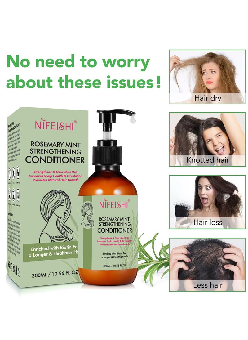 NIFEISHI Rosemary mint Strengthening Conditioner 300 ml  - Image 5