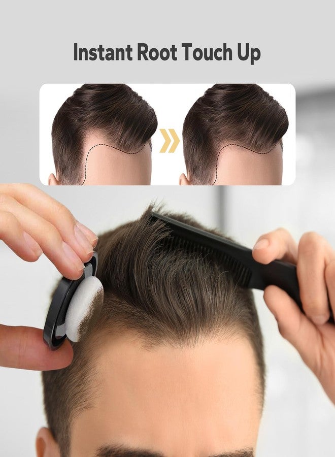 StyleShark Hairline Powder - Stain-Proof Root Touch-Up for Thinning Hair, Sweatproof Color for Women and Men (Dark Brown) - Image 2
