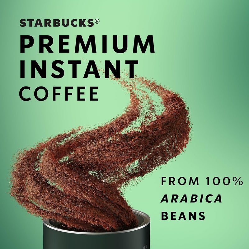 Starbucks Premium Instant Coffee, Dark Roast - 3 Pack of 3.17 Oz Tins with 100% Arabica Beans - Image 3