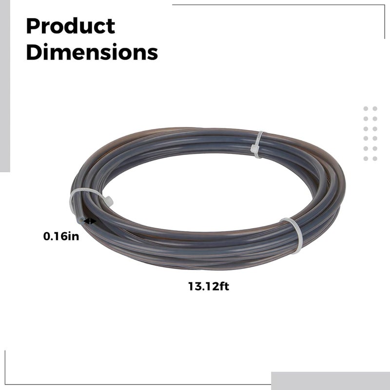 Non-Stick Coating Tube, 4 M for 3D Printer, 2.5 Mm Id, 4 Mm Od, Gray, with Cutter, Compatible with Bambu, for 1.75 Mm Filament - Image 3
