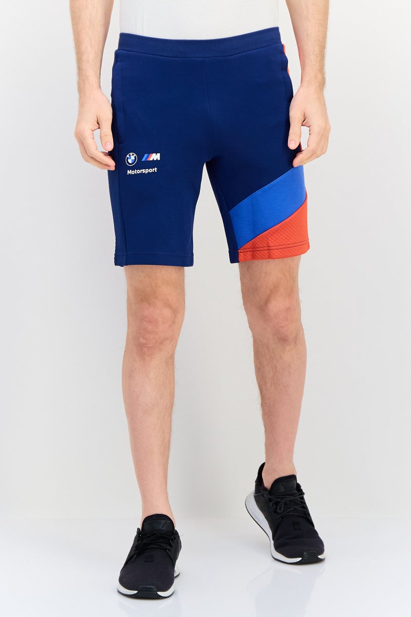 PUMA BMW x Puma Men Sportswear Fit Outdoor Shorts, Blue - Image 1
