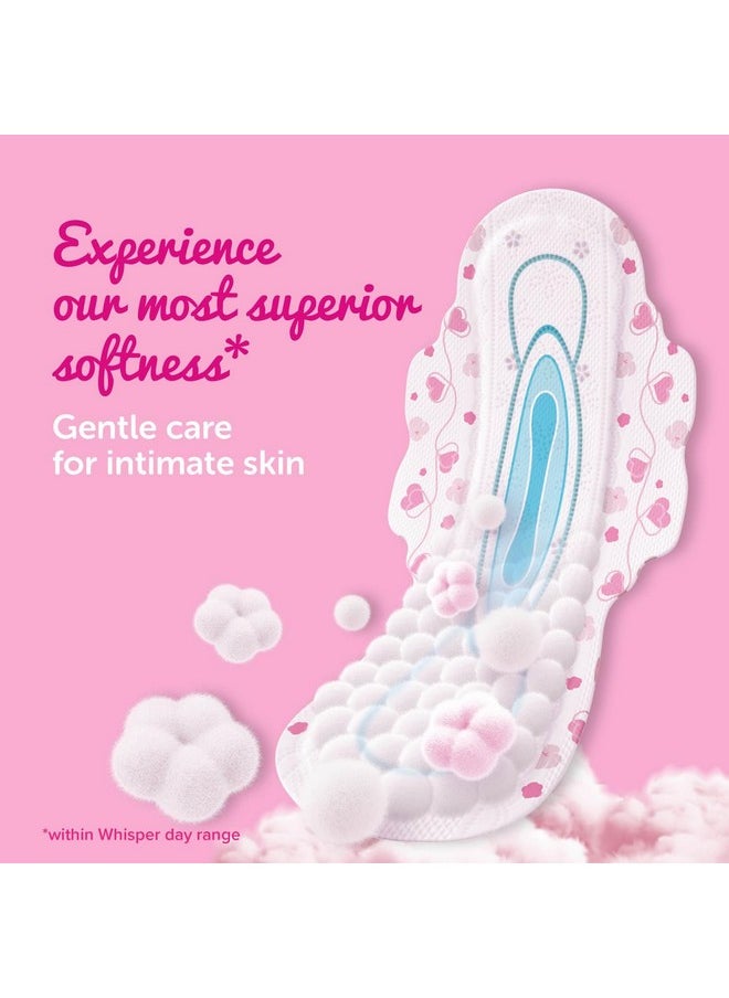 Whisper - Ultra Skin Love Soft Sanitary Pads, 50 Xl Pads, Cottony Soft, Our 1 Softness, Irritation Free, For Intimate Skin, Disposable Wrapper - Image 1