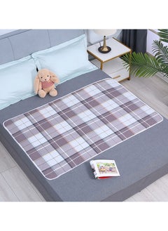 joybuy Baby Diaper Pad, Non-slip Washable Large Incontinence Mattress Pad Waterproof Absorbent Anti-bedwetting Adult Protector Pad Reusable Lattice Mattress Protector Suitable for Incontinence Babies and Adults Size 100*150cm  - Image 3