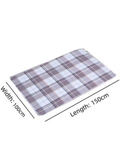 joybuy Baby Diaper Pad, Non-slip Washable Large Incontinence Mattress Pad Waterproof Absorbent Anti-bedwetting Adult Protector Pad Reusable Lattice Mattress Protector Suitable for Incontinence Babies and Adults Size 100*150cm  - Image 2