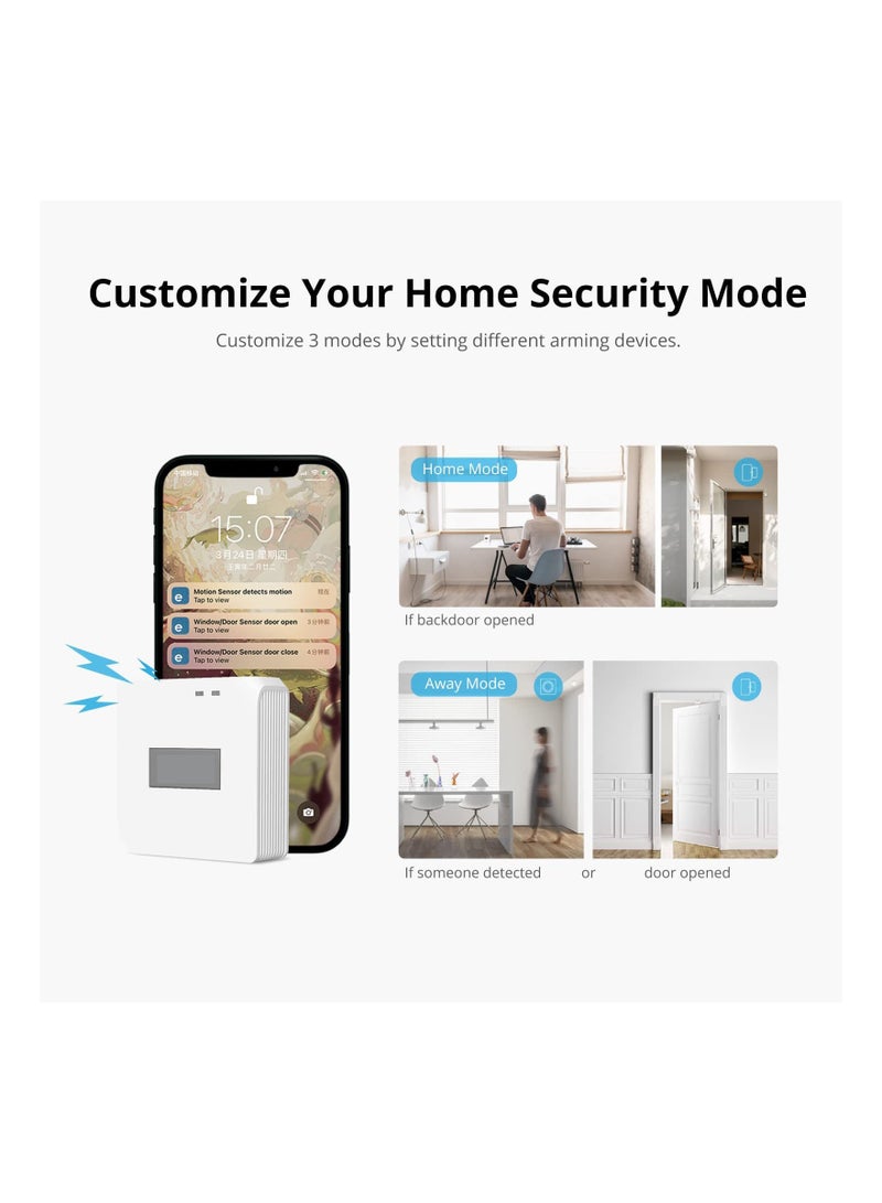 Zigbee Bridge Pro Hub, Wi-Fi  Dual-Protocol Supporting, App Control and Multi-Device Management, Compatible with Devices, As A Local Alarm, Set Up Home Security Modes(1 Pack) - Image 3
