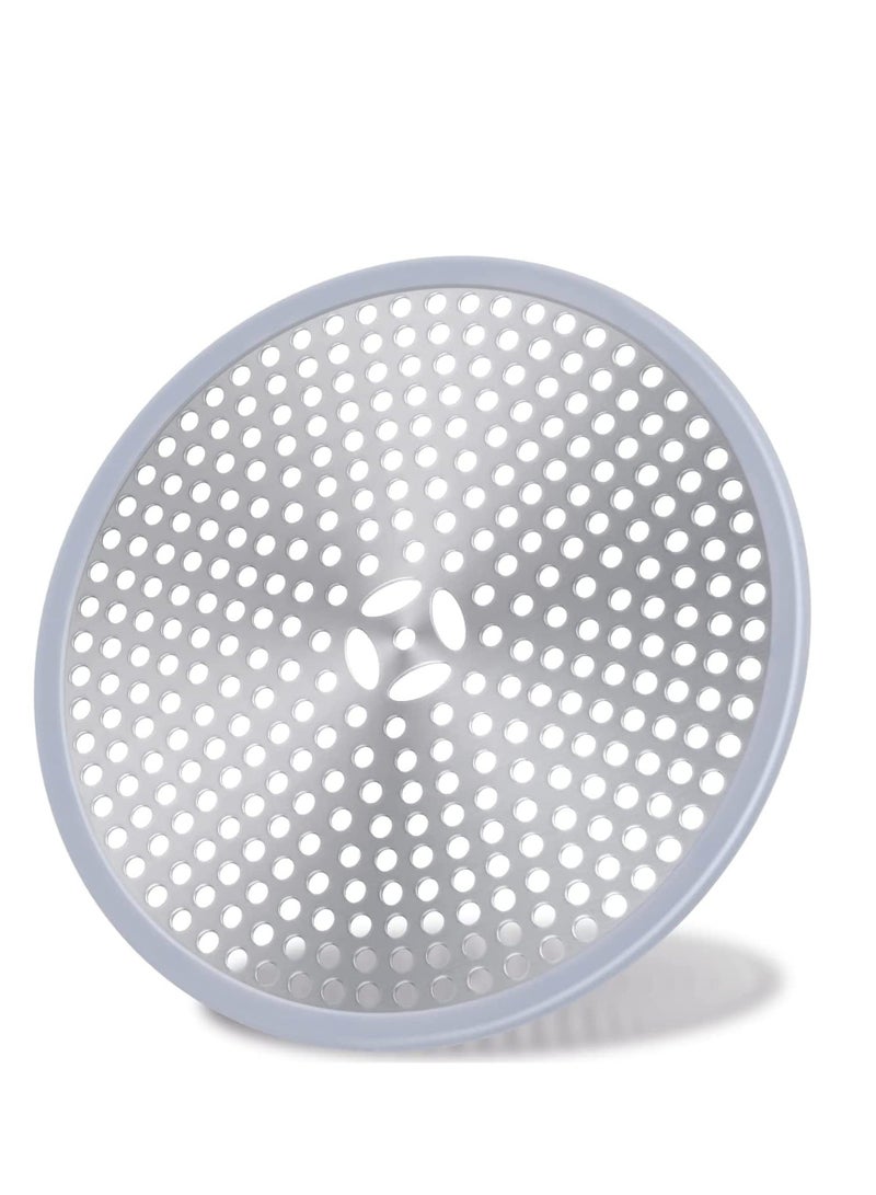 NIBEMINENT Shower Drain Cover Hair Catcher Filter Bathroom Protector Stainless Steel Sink Strainer Bathtub for Kitchen Prevent Clog - Image 1
