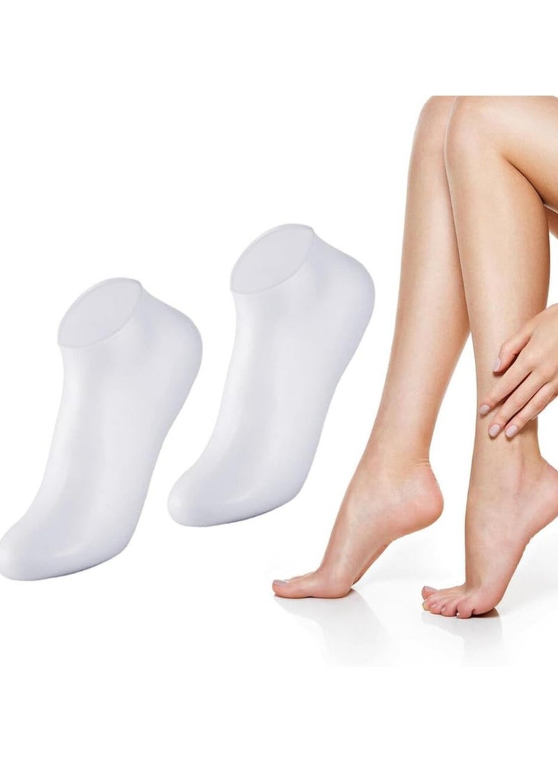 1 Pairs Silicone Moisturizing Socks – Softening Dry, Cracked Feet & Rough Skin | Anti-Slip Aloe Socks for Women - Image 1