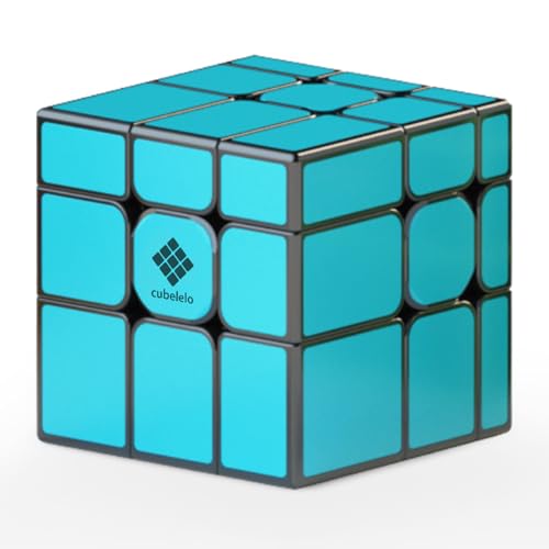Cubelelo Drift 3x3 Mirror Blue (Tiled) Speed Cube | New Blue Version Looks Stunning with Buttery Smooth Turns | Ideal for Kids Above 5 6 Years Old Boys Girls | 3x3x3 Shape-Shifting Design Puzzle Toy - Image 1