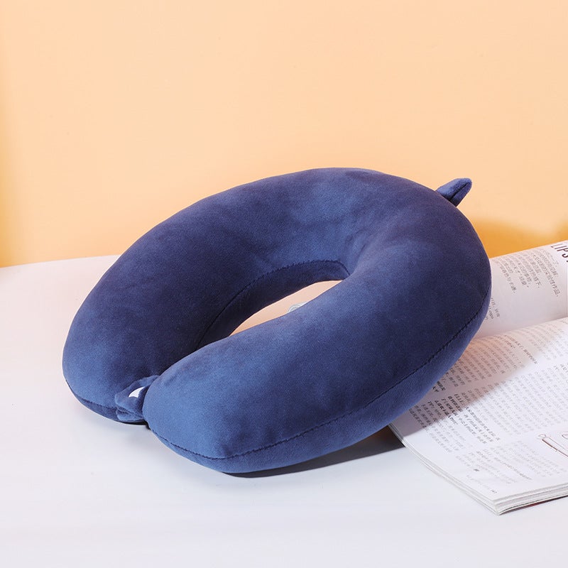 Wholesale U-shaped pillow custom logo office lunch break pillow neck pillow travel neck pillow aircraft car U-shaped pillow - Image 4