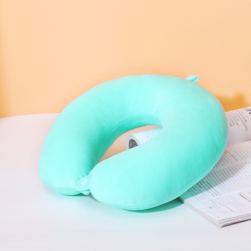 Wholesale U-shaped pillow custom logo office lunch break pillow neck pillow travel neck pillow aircraft car U-shaped pillow - Image 5