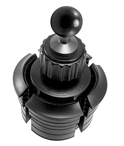 Arkon SPRM023 Cell Phone Cup Holder Mount Base for 1 Inch / 25mm Ball Double Socket Mounts, Black - Image 4