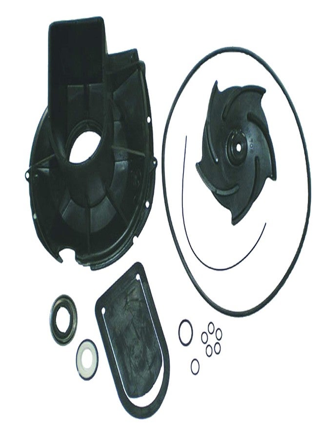 Pacer Pumps 58-702EP-U 'S' Series EPDM Water Pump Rebuild Kit with Volute, Impeller, Seal and Hardware - Image 3