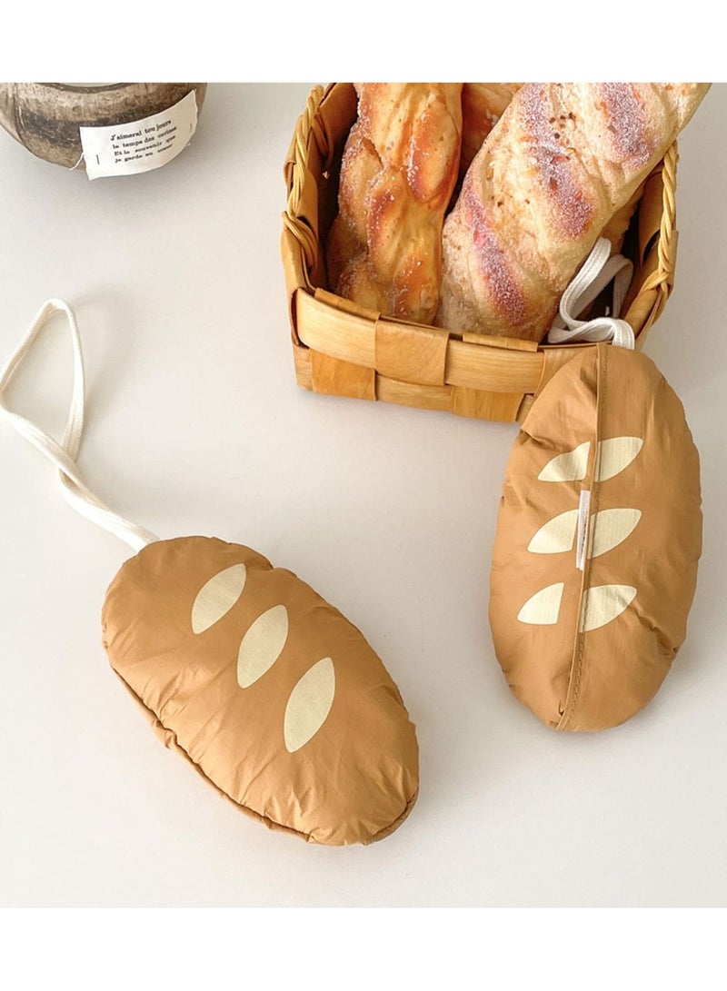 Zikra Washable Shopping Bags, Easy Maintenance Reusable Shopping Bags, Green Alternatives Grocery Bag, Stylishly Eco Friendly Folding Pouch, Grocery Container Bag for Fruits Vegetables Canned Food Milk - Image 3