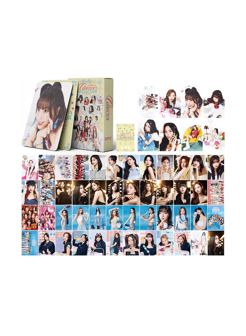NIBEMINENT 55 Pcs Kpop TWICE SEASON'S GREETING COLLECTOR Lomo Cards Card For Fans Collection Gifts - Image 2