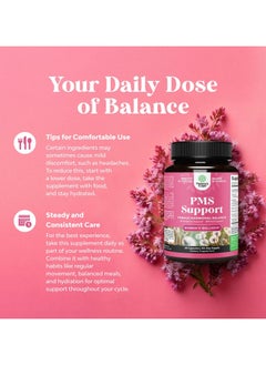 Natures Craft PMS Support, Women's Wellness* 60 Capsules  - Image 3
