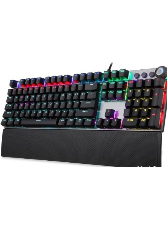 Wired Mechanical Gaming Keyboard – High-Performance RGB Backlit Keyboard for PC Gamers  - Image 1