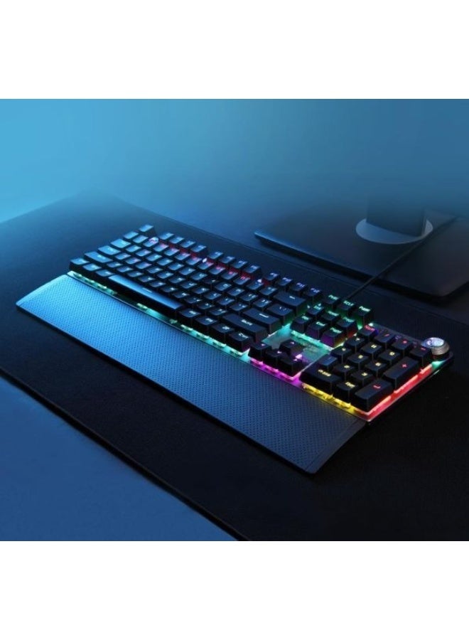 Wired Mechanical Gaming Keyboard – High-Performance RGB Backlit Keyboard for PC Gamers  - Image 4