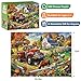 Edsjegn 300 Pieces Jigsaw Puzzle for AdultsCountry Life Puzzle 300 Pieces Highlights the Agricultural Life and Rural Beauty ThickSturdy Pieces Challenging Family Activity Great Gift Idea205 x 15 in - Image 4