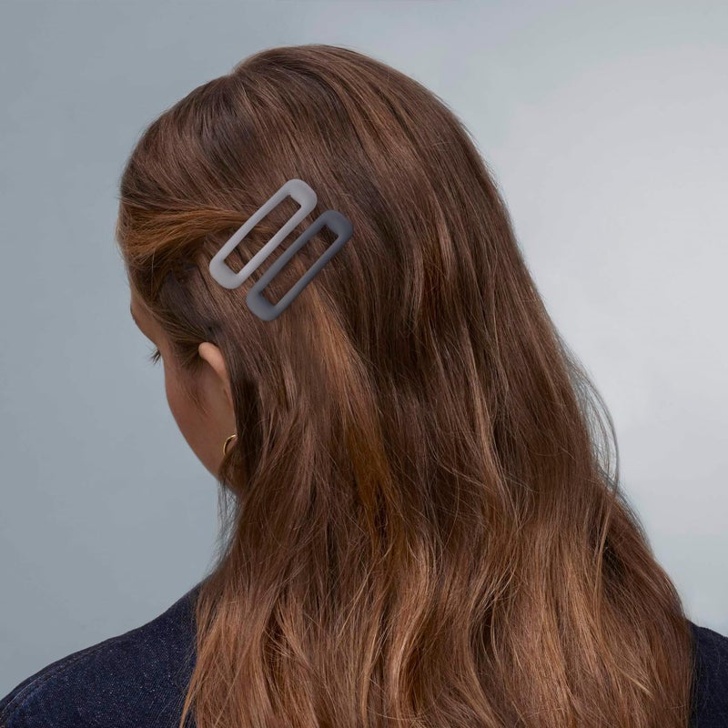 Cptots 20 PCS Small Rectangle Hair Barrettes For Women Non Slips Snap Clips For Thin Fine Hair,Matte Black Gray White,1.97 x 0.55Inch - Image 5