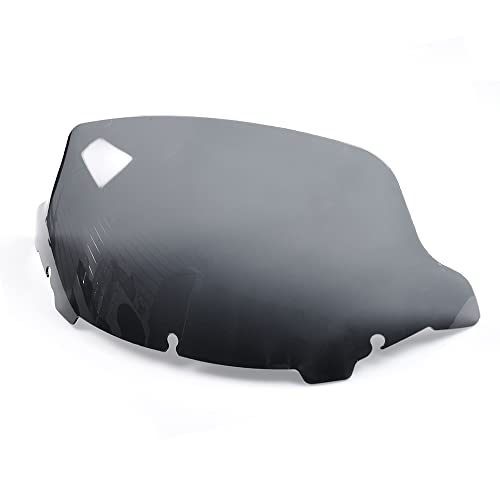 WYNMOTO 10.5" Smoke Wave Windshield Windscreen Wind Splitter Compatible for 2014-2024 Harley Davidson Touring Street Glide Electra Glide 2014 2015 2016 2017 2018 2019 2020 2021 2022 2023 - Image 4