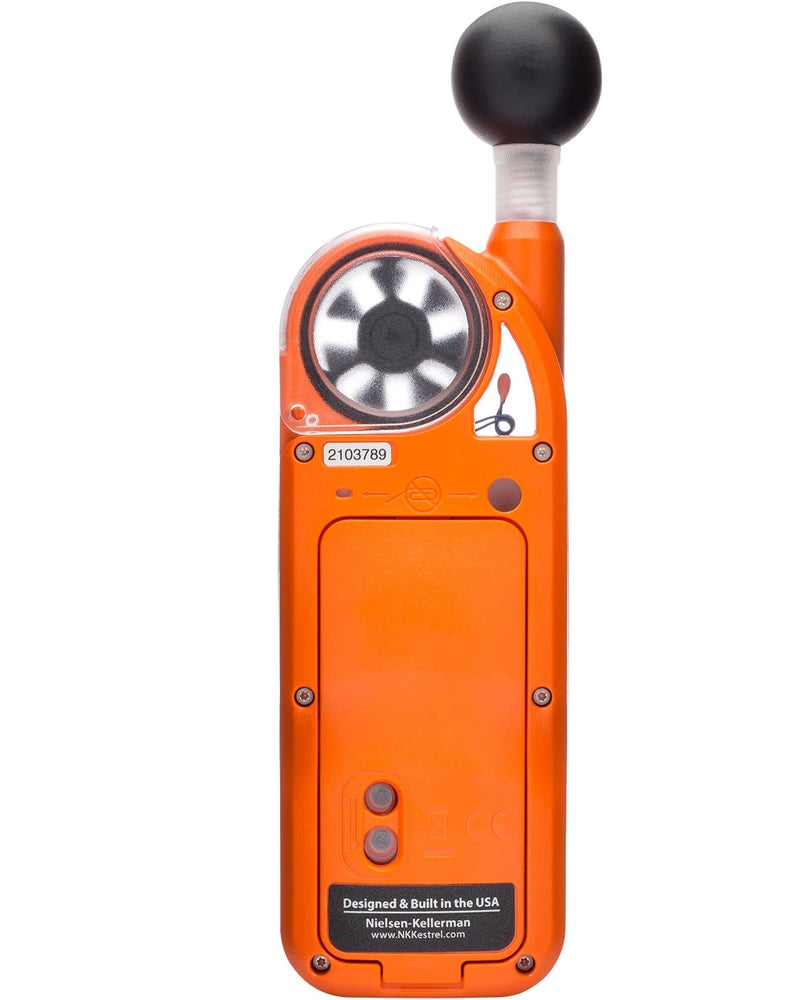 Kestrel Kestrel 5400 Heat Stress Tracker Pro with Link, Compass and Vane Mount, Orange  - Image 3