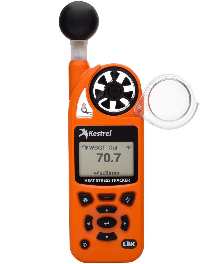 Kestrel Kestrel 5400 Heat Stress Tracker Pro with Link, Compass and Vane Mount, Orange  - Image 1