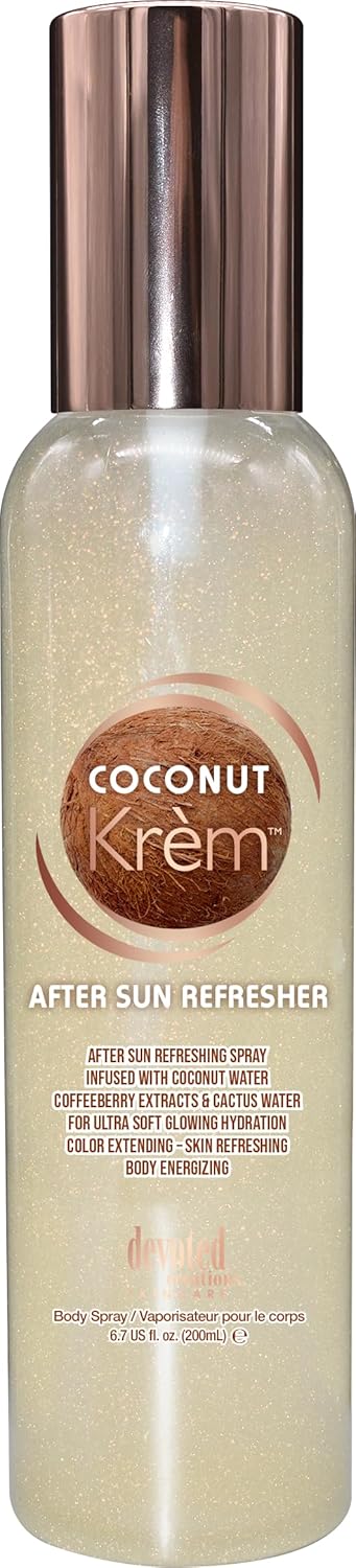 Devoted Creations Devoted Creations Coconut Krm After Sun Refresher  Ultra Soft Glowing Hydration Color Extending Body Energizing After Sun Refreshing Spray 
