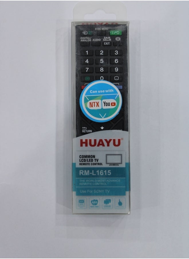 Huayu SMART LCD LED TV Replacement wireless Remote Control for Sony RML1615 - Image 2