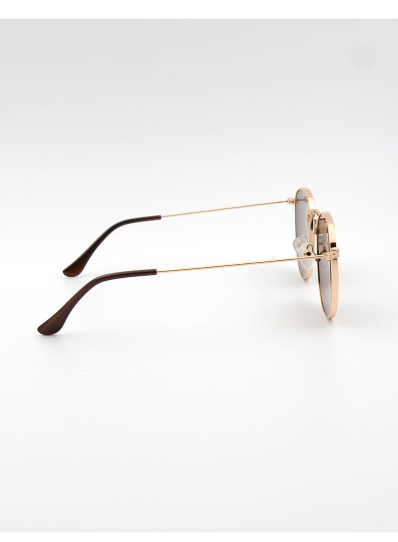 MADEYES نظارات شمسية للرجال بحماية من الأشعة فوق البنفسجية EK24M002-3 - ذهبي/أسود - Image 4