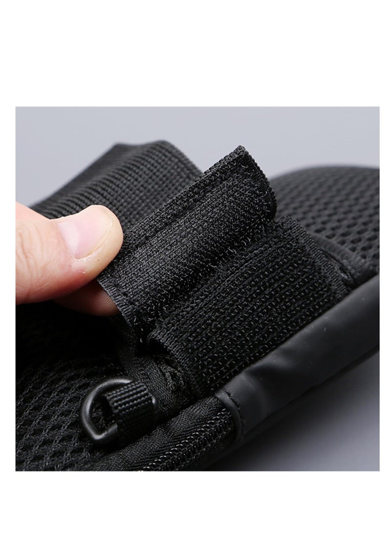 SOLARAE New Arm Band for Phone for Running, Cell Phone Pouch with Adjustable Elastic Band, Waterproof Armband Cell Phone Holder for Running, Walking, Hiking, Biking (gray) - Image 5