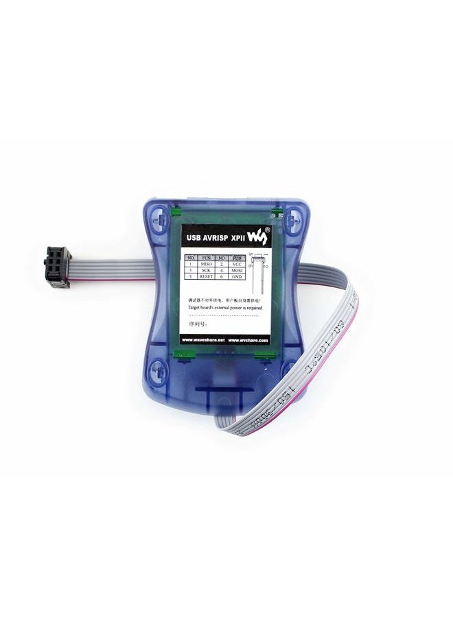 Waveshare ATMEL AVR Programmer USB AVRISP XPII Compatible Atmel AT AVR ISP mk2 mkII In-System Programmer Supports AVR Studio 4/5/6/7 - Image 2
