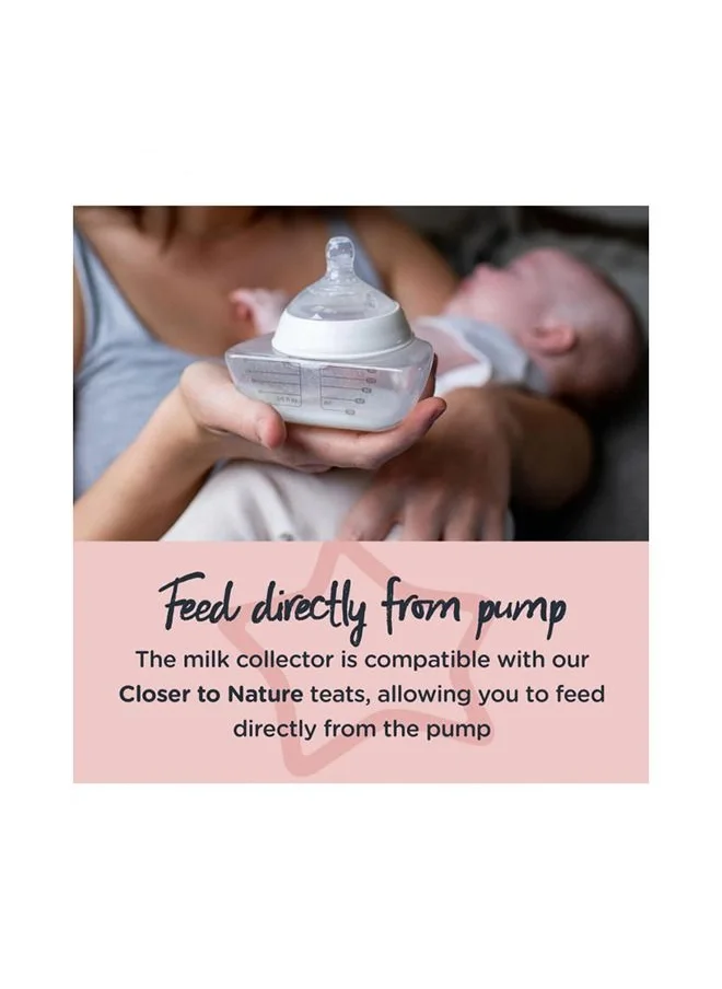 tommee tippee Made for Me Single Electric Wearable Breast Pump Hands Free In Bra Breastfeeding Pump Portable Quiet 1 Massage and 8 Express Modes 4 Hour Battery Life